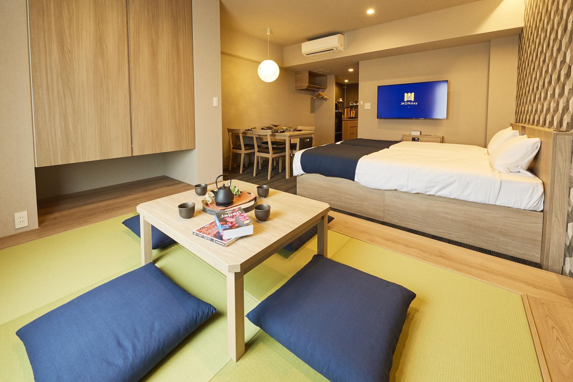 มันเดย์ อพาร์ต อูเอโนะ ชิโนกาจิมาจิ Aparthotel โตเกียว ภายนอก รูปภาพ